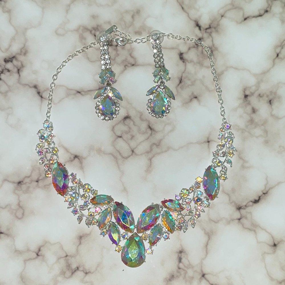 Elegant Silver Crystal Jewelry Prom/ Homecoming/ Party/ Costume